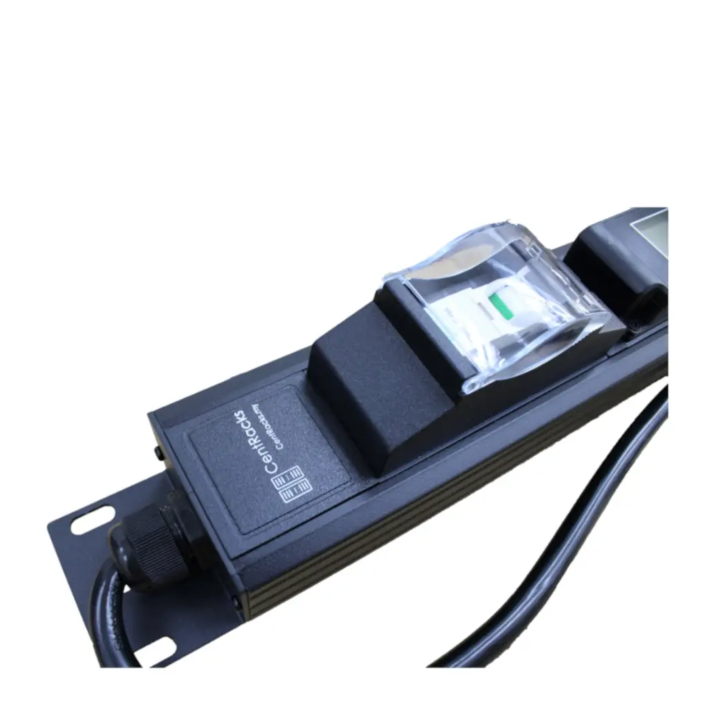 CentRacks 12 Gang 13A PDU with 16A DP MCB cw AMP & VOLT Meter.webp
