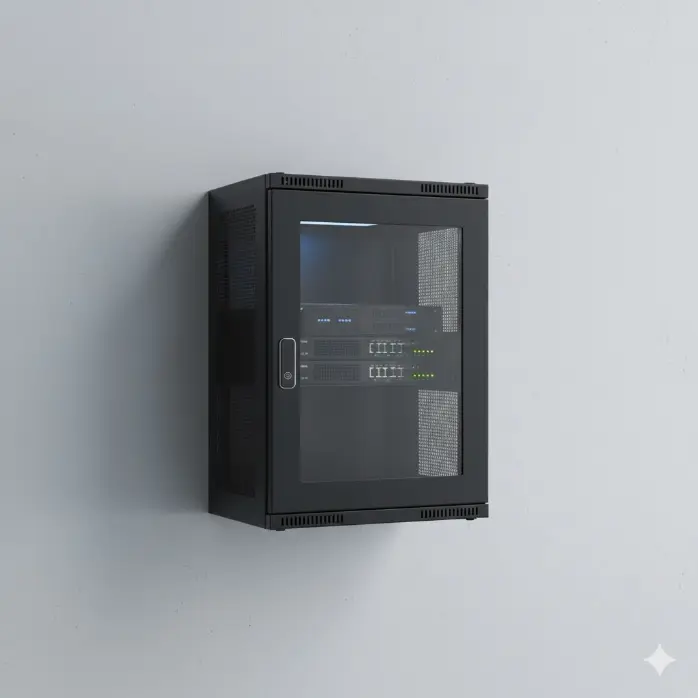 Wall-Mount Cabinets (6U, Hinged)