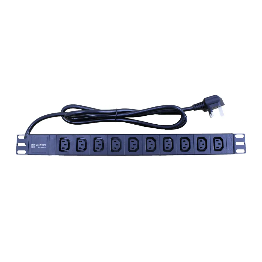[CP-10xC13-RM] Centracks 10 Gang C13 13A Basic PDU