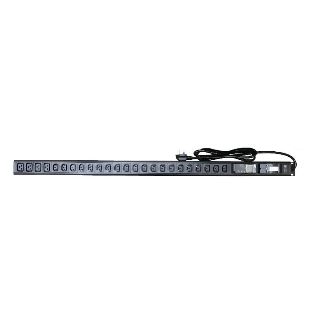 CentRacks 20 Gang 10A PDU with 16A DP MCB c/w AMP&VOLT Meter