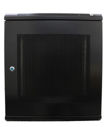 [CM12UB400] CentRacks 12U (40cm x 60cm x 53cm) Perforated Wall Mount Server Rack - Black